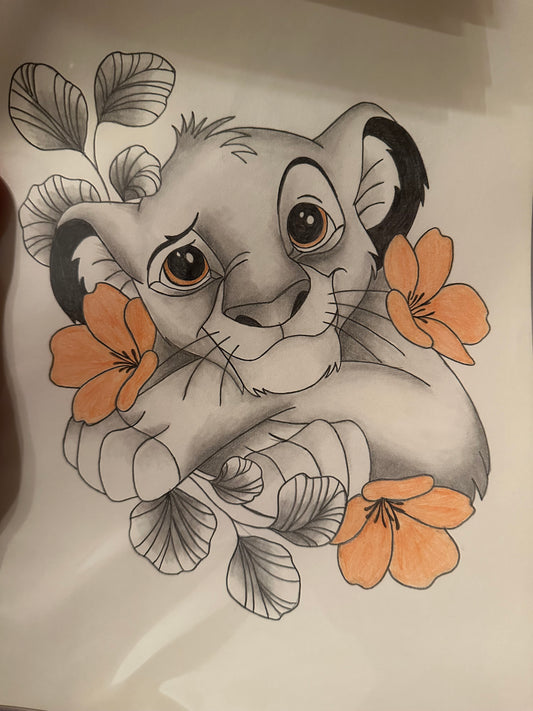 Lion king drawing 7