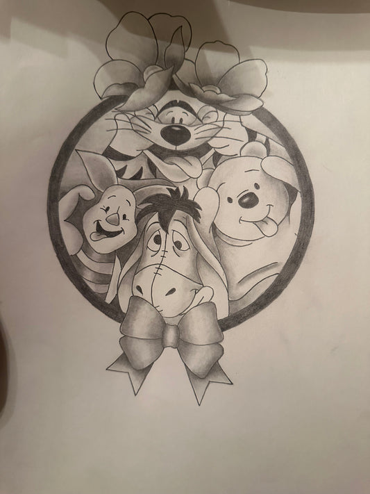 WINNIE THE POOH DRAWING 1